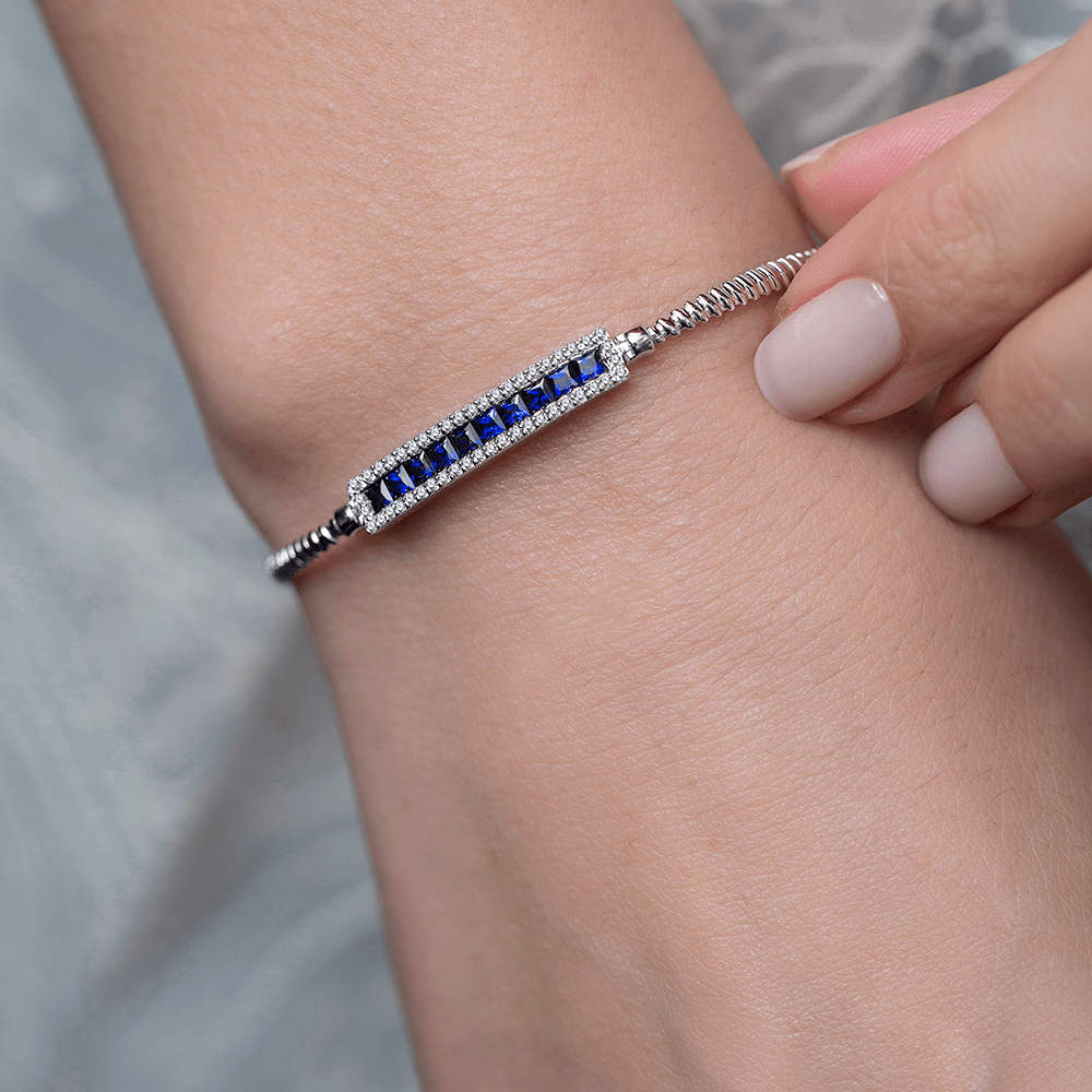 1.26 ct. Sapphire Bracelet