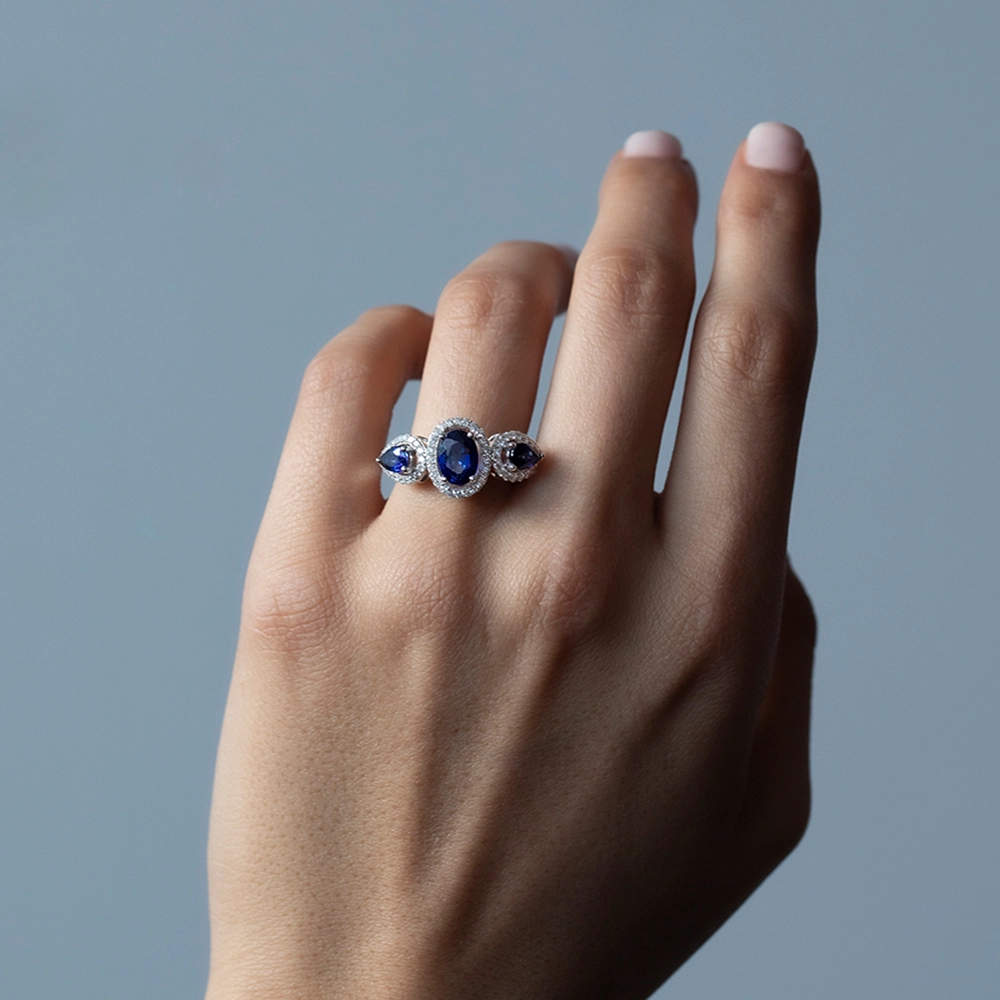 2.67 ct. Saphir Ring