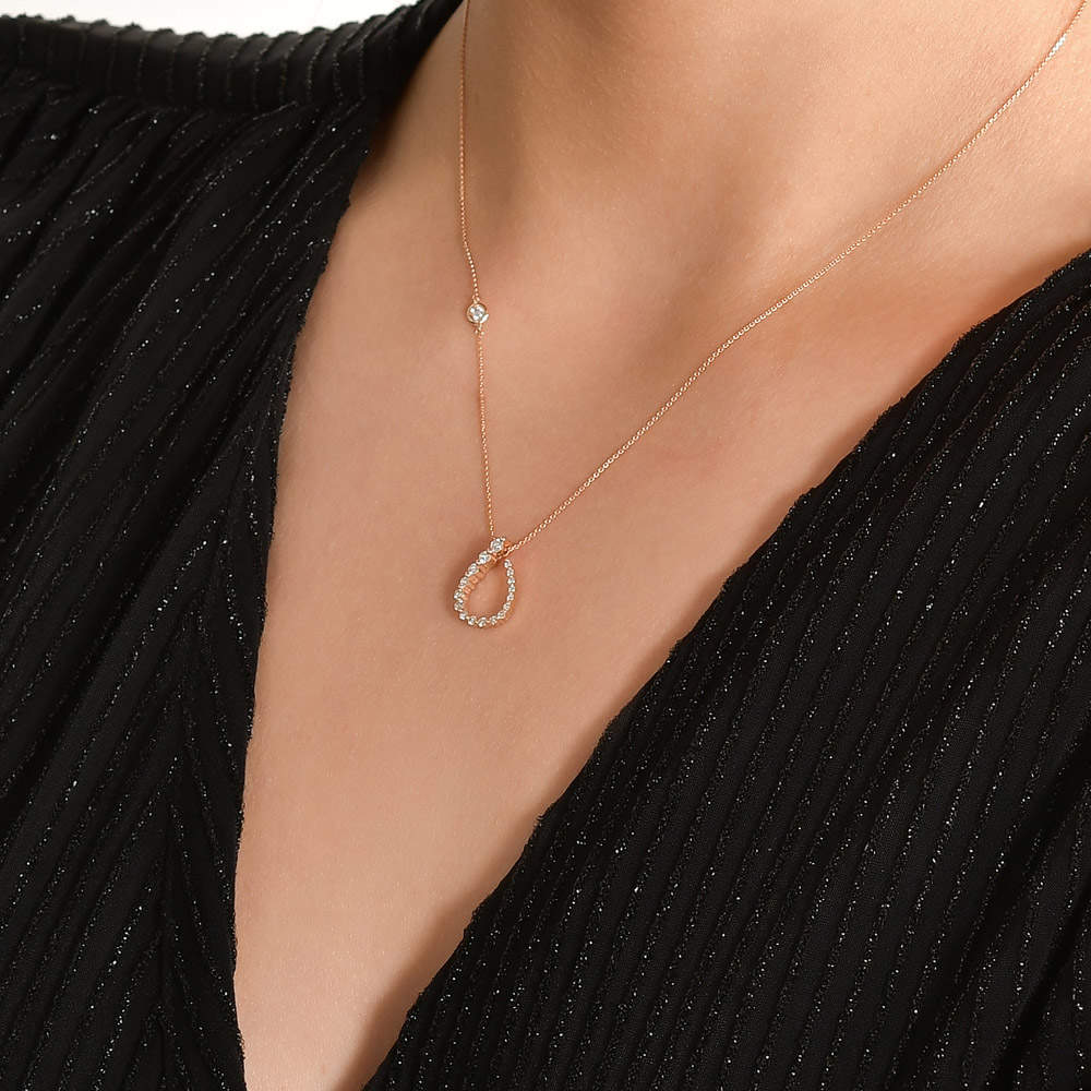 0.26 ct. Design Diamant Halskette
