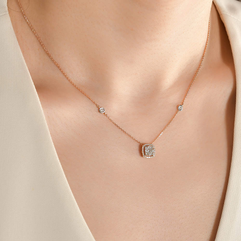 0.37 ct. Design Diamond Necklace