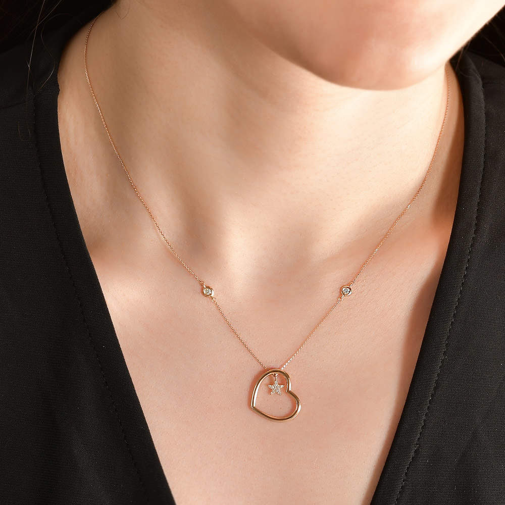 0.09 ct. Design Diamant Halskette