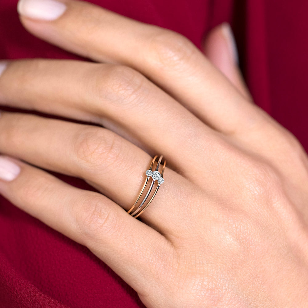 0.16 ct. Design Diamantring