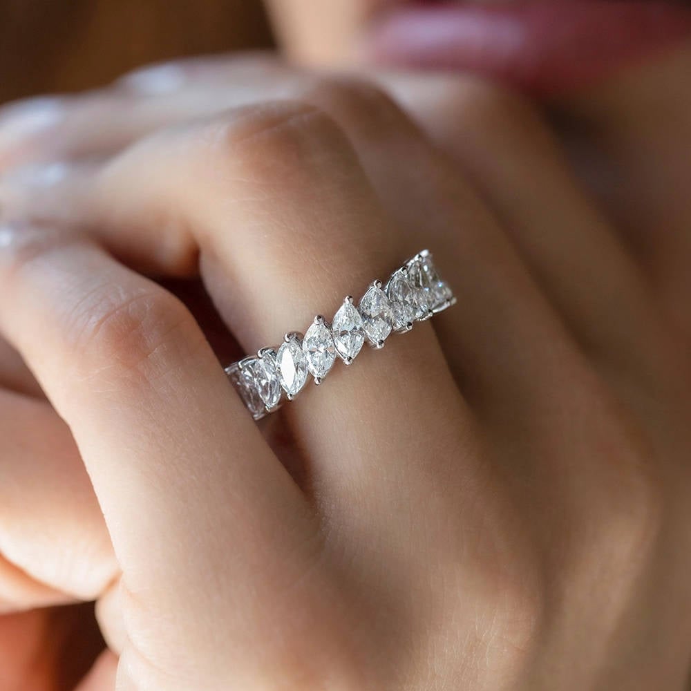 4.00 ct. Memoire Diamantring