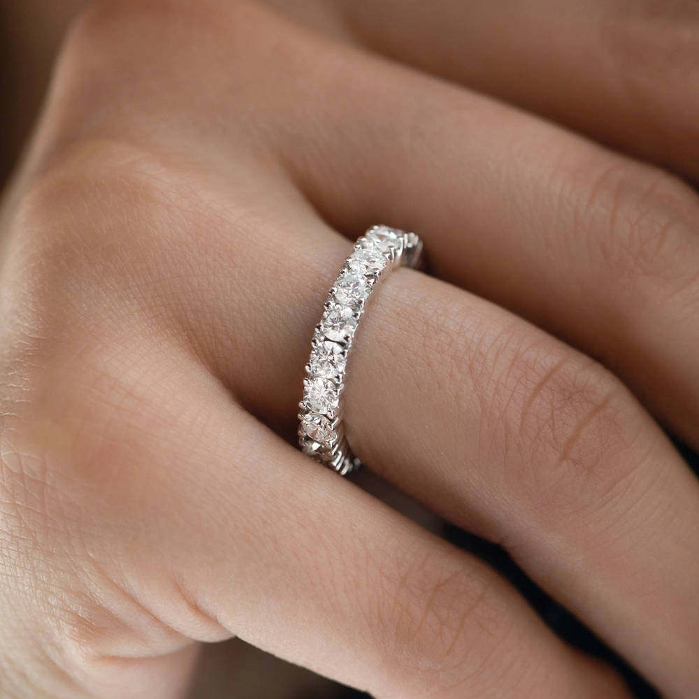 4.00 ct. Memoire Diamantring