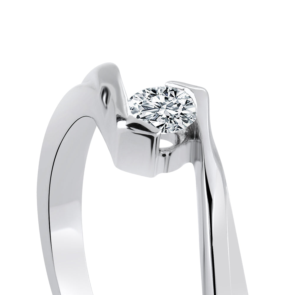 0.14 ct. Solitär Diamant Verlobungsring