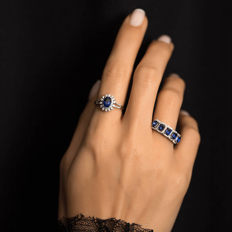1.25 ct. Saphir Ring