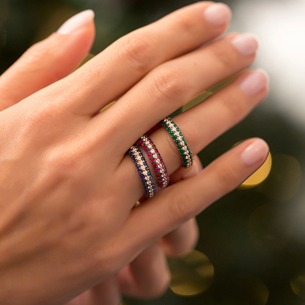 1.38 ct. Saphir Ring
