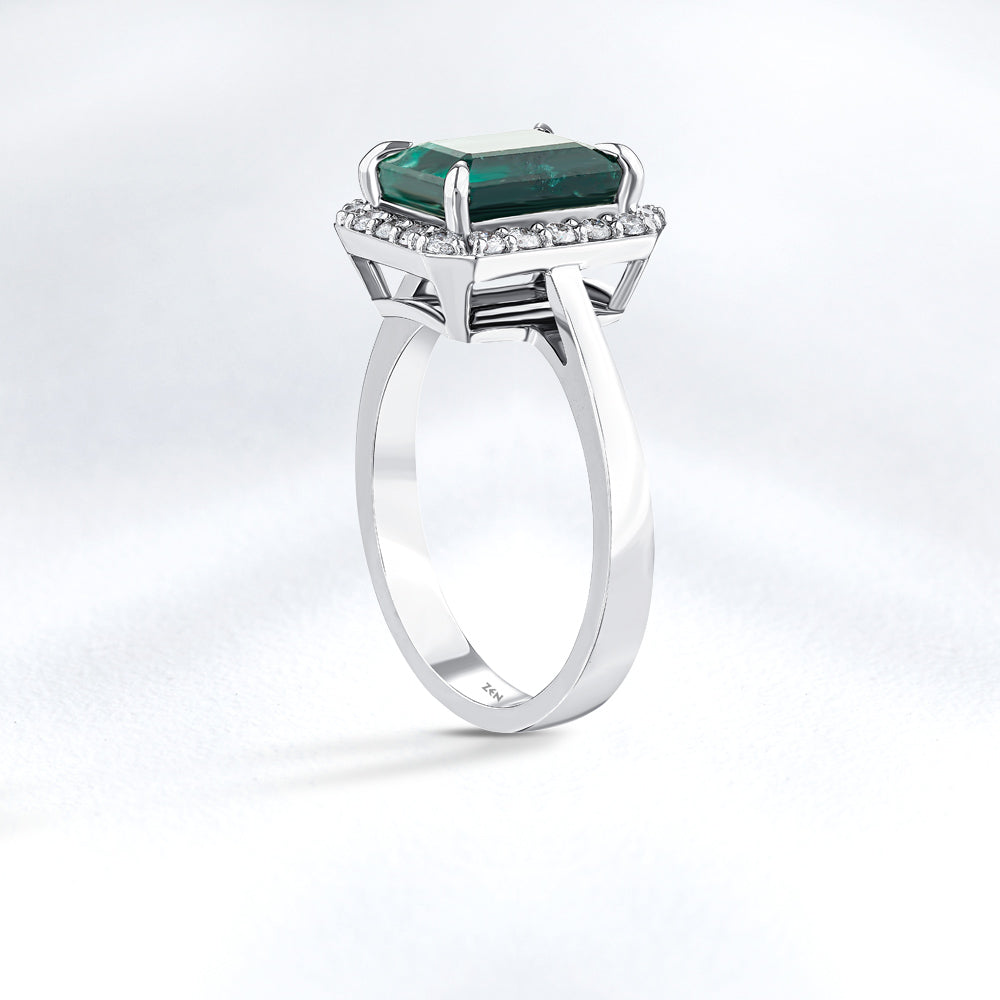 2.10 ct. Smaragd Ring