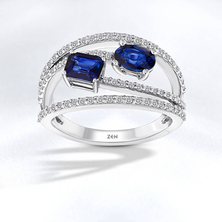 1.47 ct. Saphir Ring