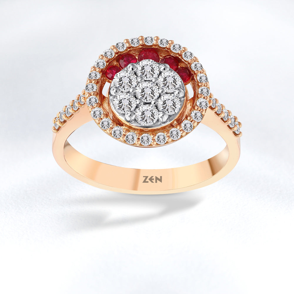 0.79 ct. Rubin Ring