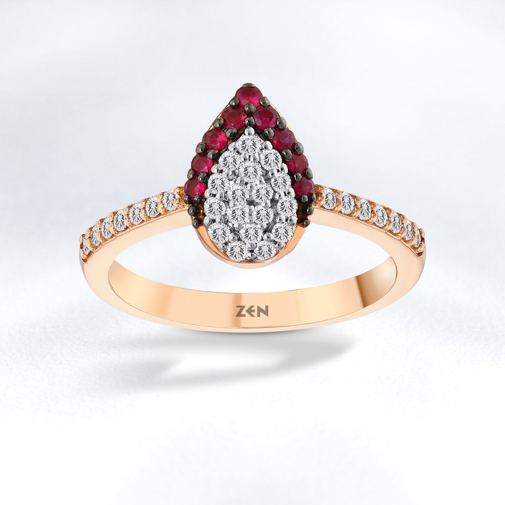 0.35 ct. Rubin Ring