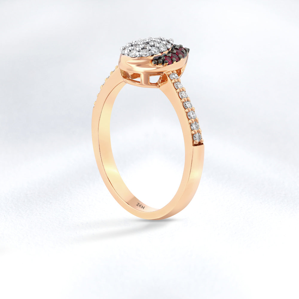 0.35 ct. Rubin Ring