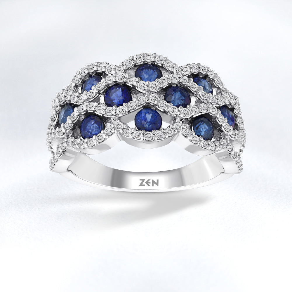 1.85 ct. Saphir Ring