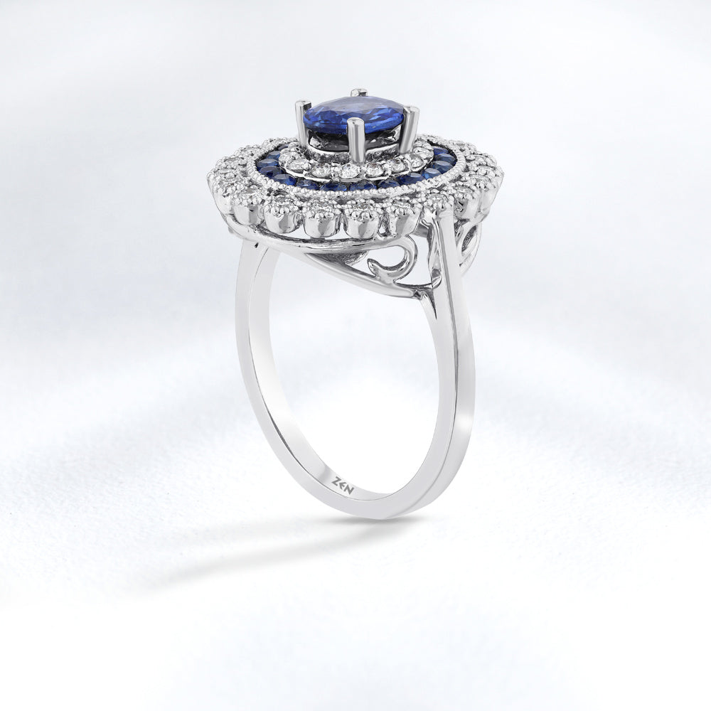 1.92 ct. Saphir Ring
