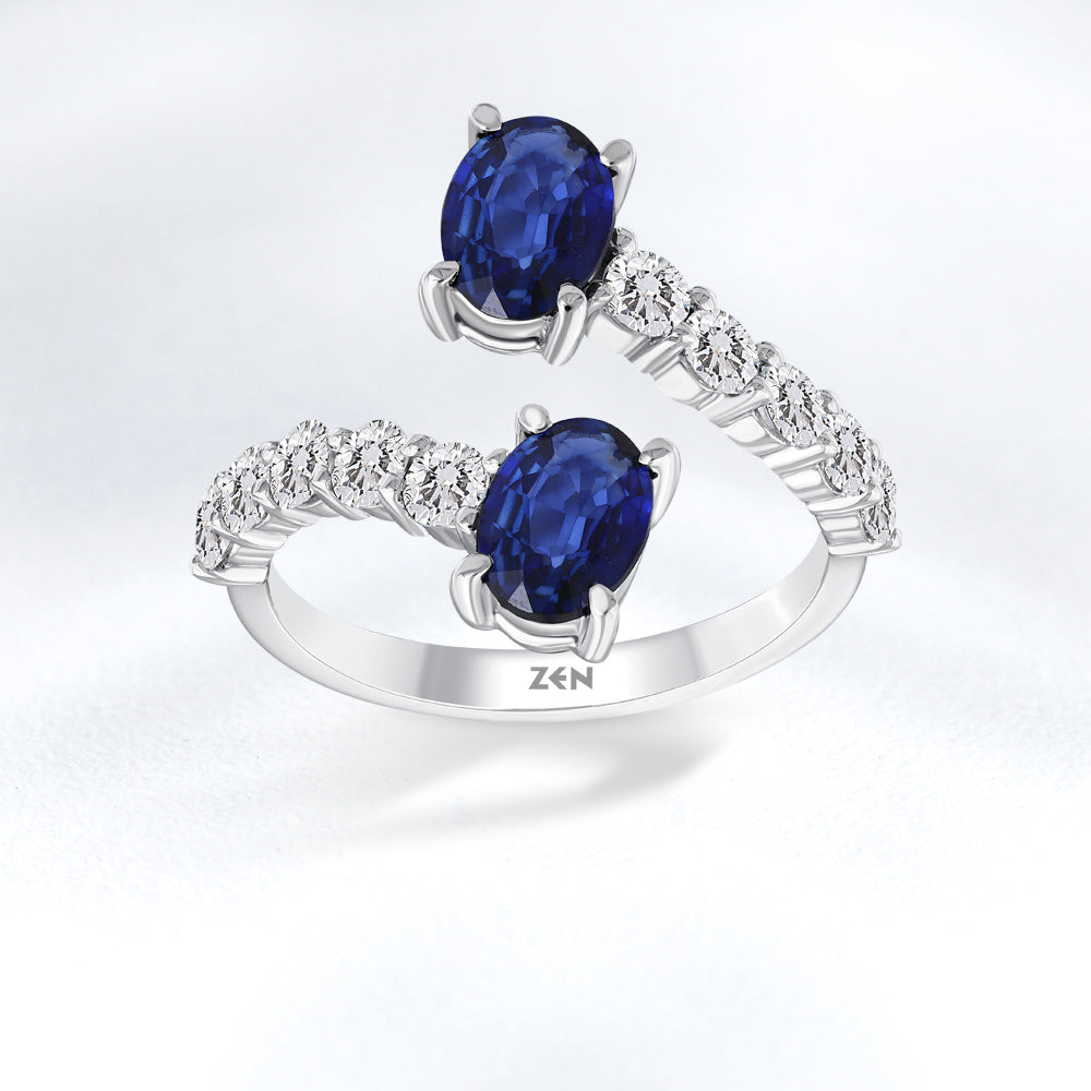 2.31 ct. Saphir Ring