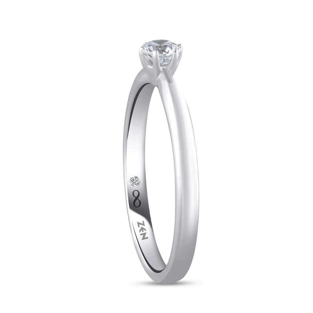 0.21 ct. Solitär Diamant Verlobungsring