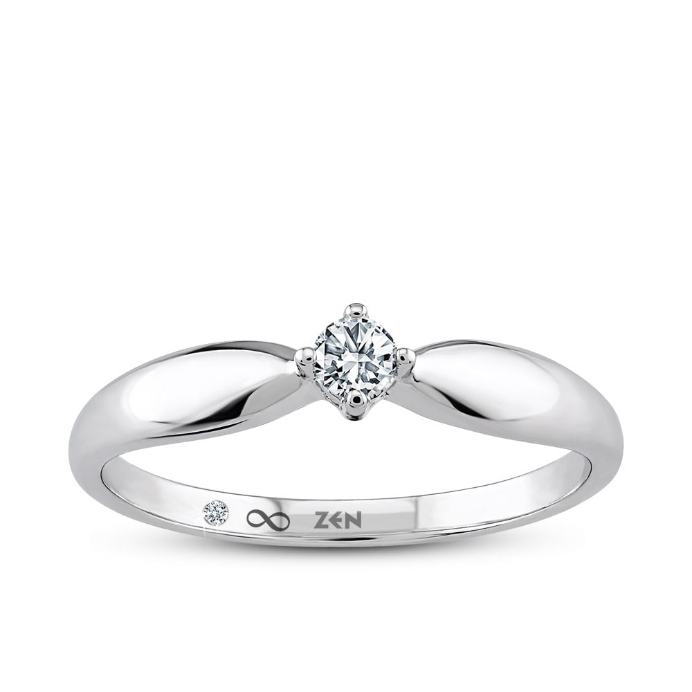 0.20 ct. Solitär Diamant Verlobungsring