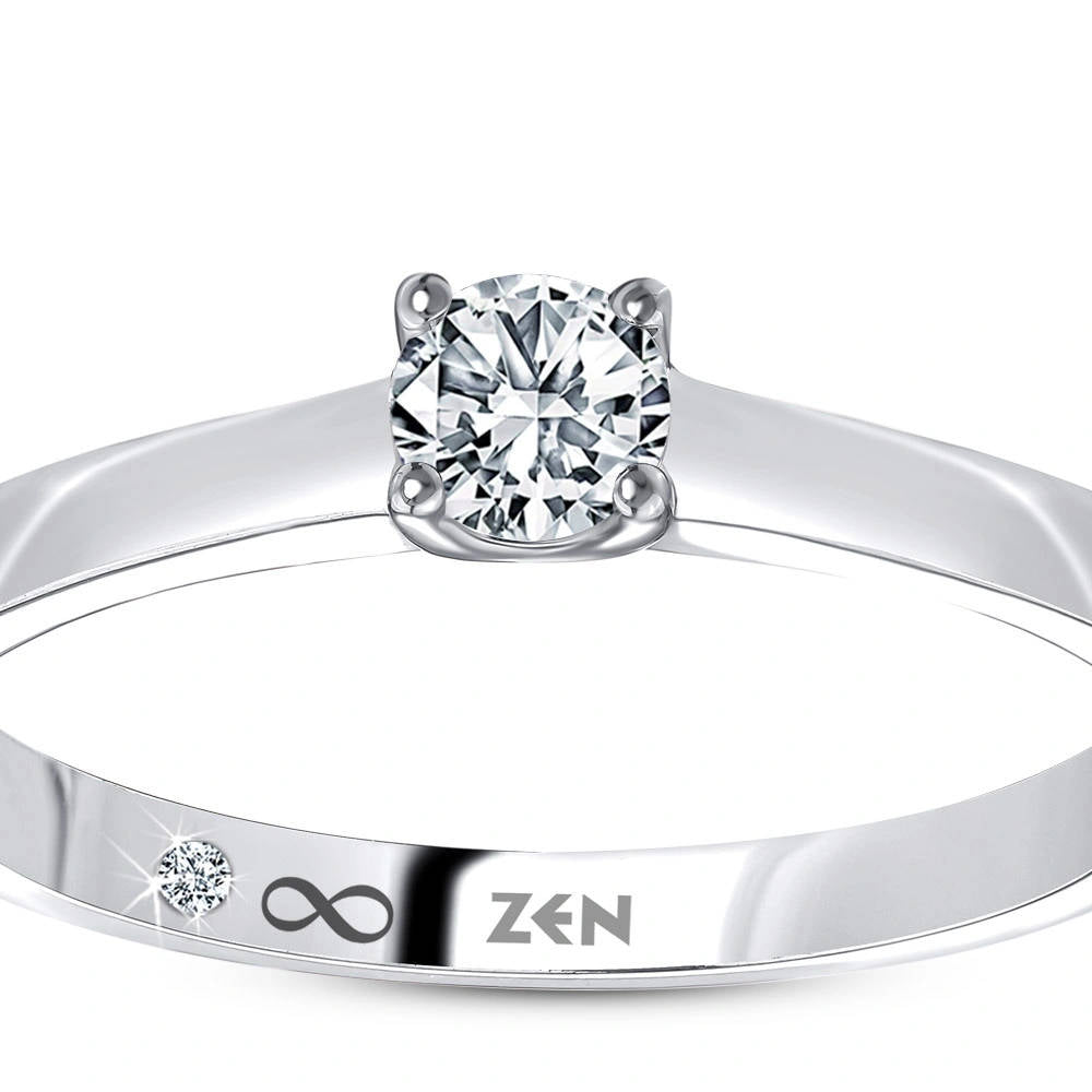 0.51 ct. Solitär Diamant Verlobungsring