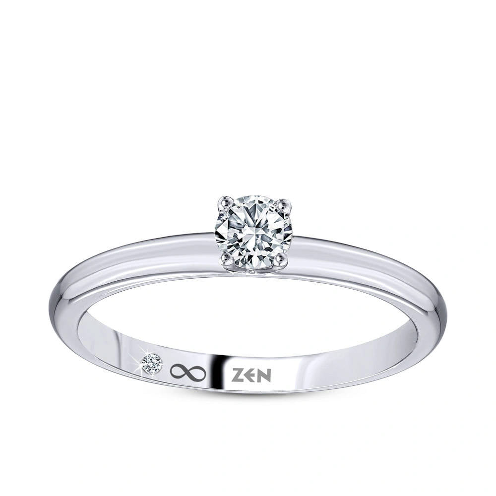 0.51 ct. Solitär Diamant Verlobungsring