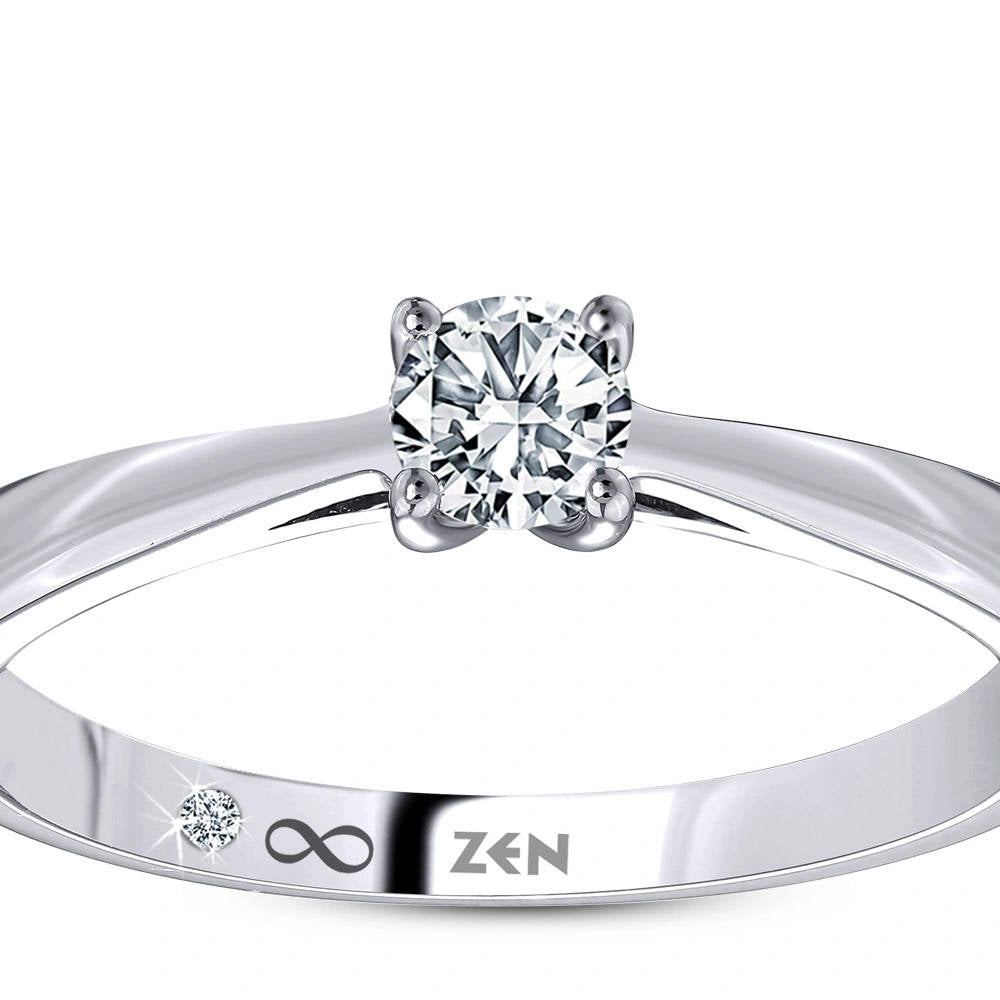 0.51 ct. Solitär Diamant Verlobungsring