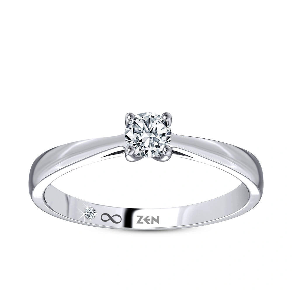 0.31 ct. Solitär Diamant Verlobungsring