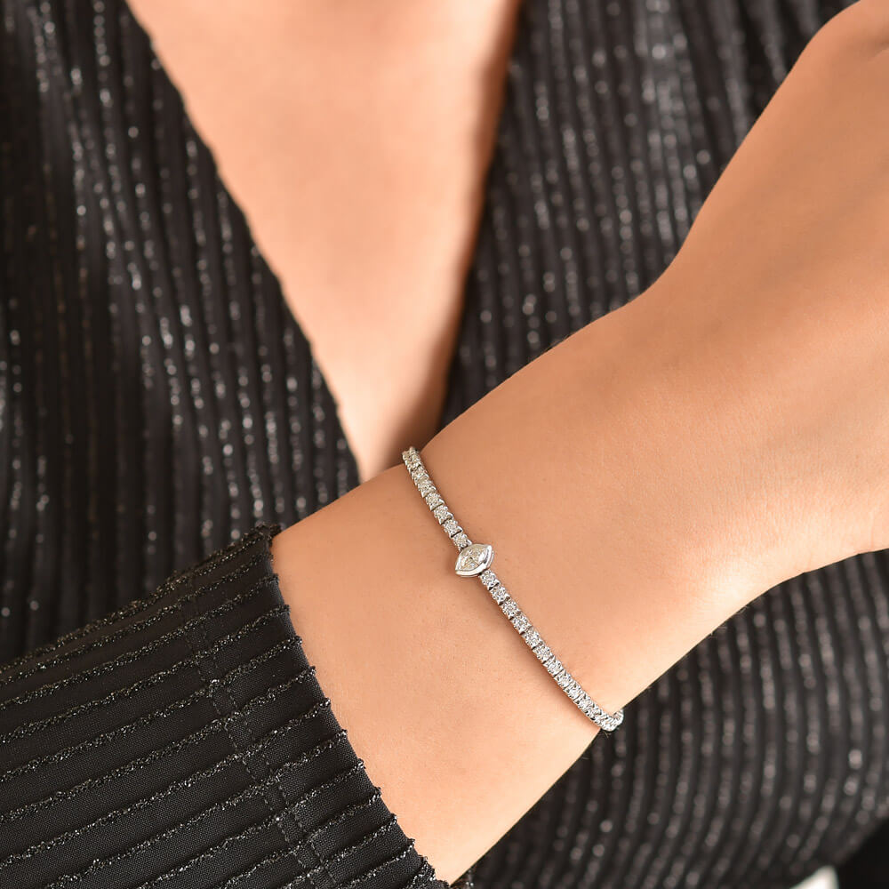 1.16 ct. Diamant Tennisarmband