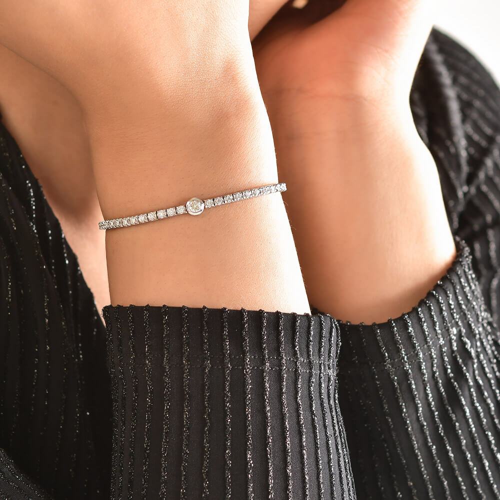 1.19 ct. Diamant Tennisarmband