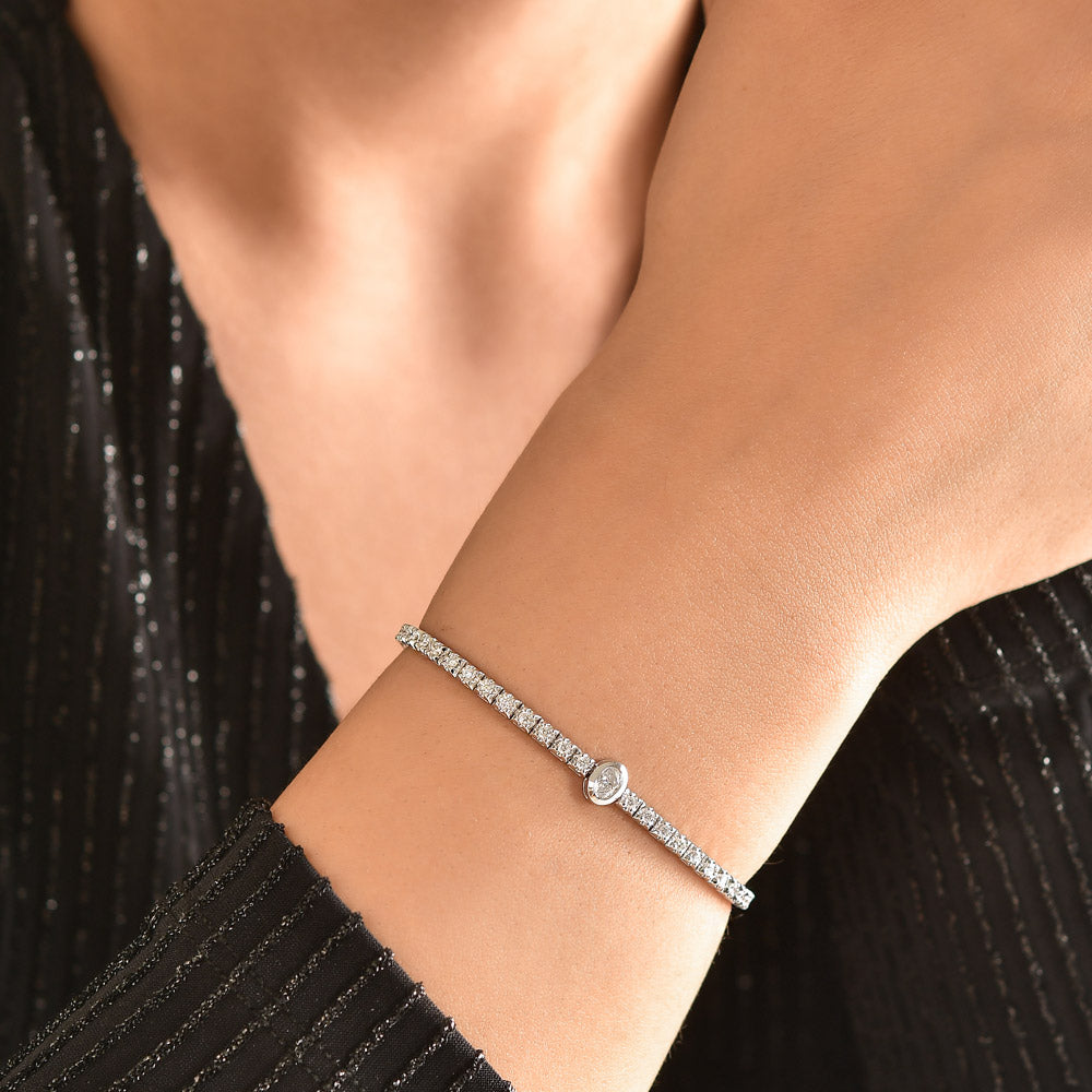 1.18 ct. Diamant Tennisarmband