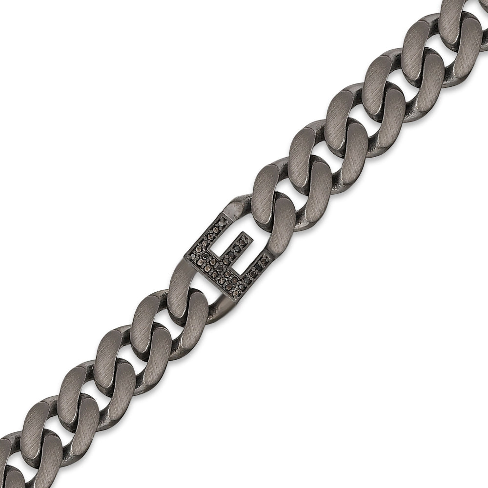 0.13 ct. Schwarz Diamantarmband