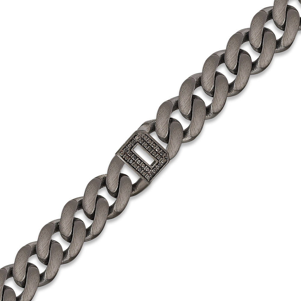 0.15 ct. Schwarz Diamantarmband