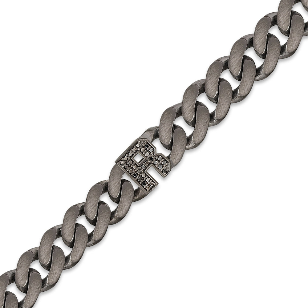 0.15 ct. Schwarz Diamantarmband