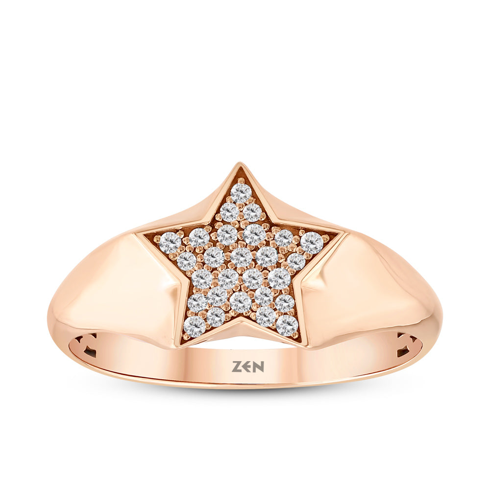 0.13 ct. Brillant Diamantring