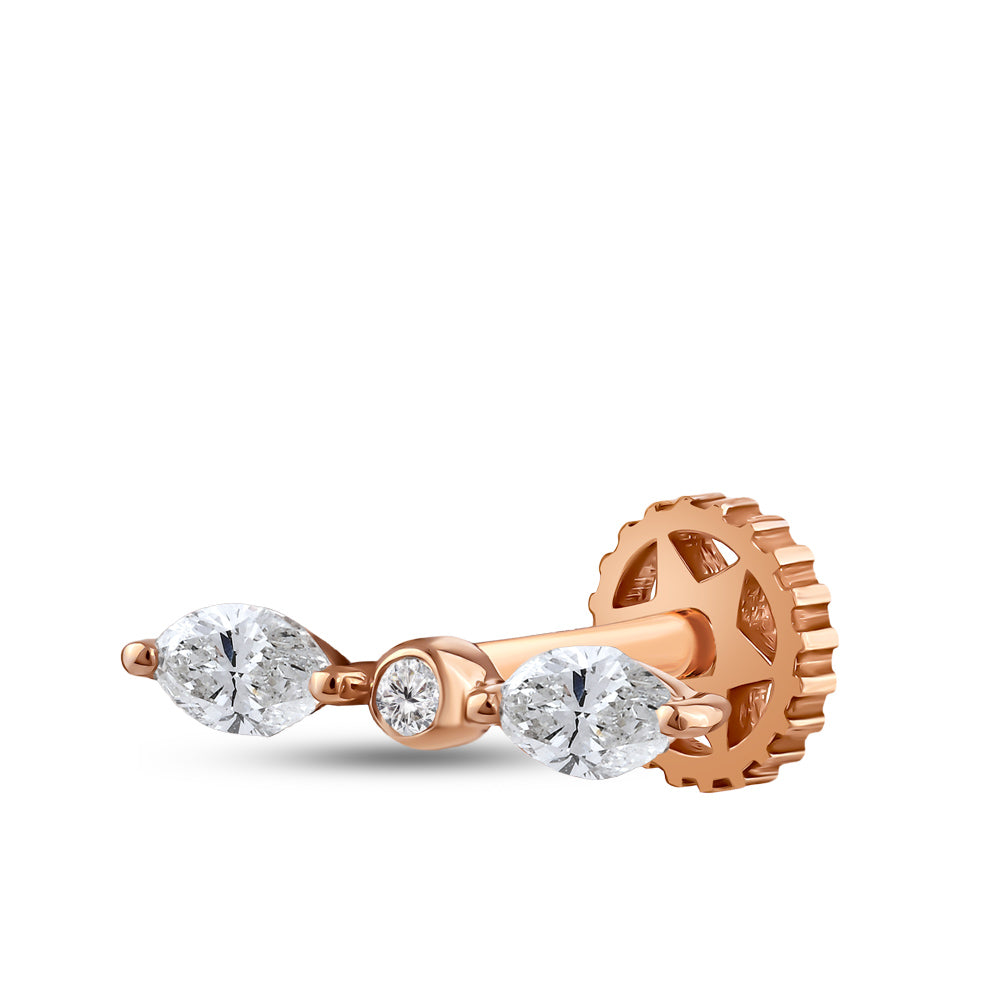 0.12 ct. Tragus Piercing