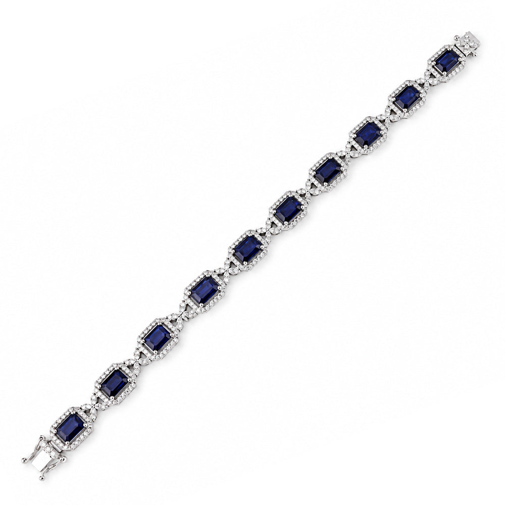 11.27 ct. Saphirarmband