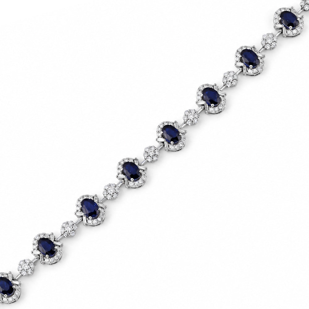11.09 ct. Saphirarmband