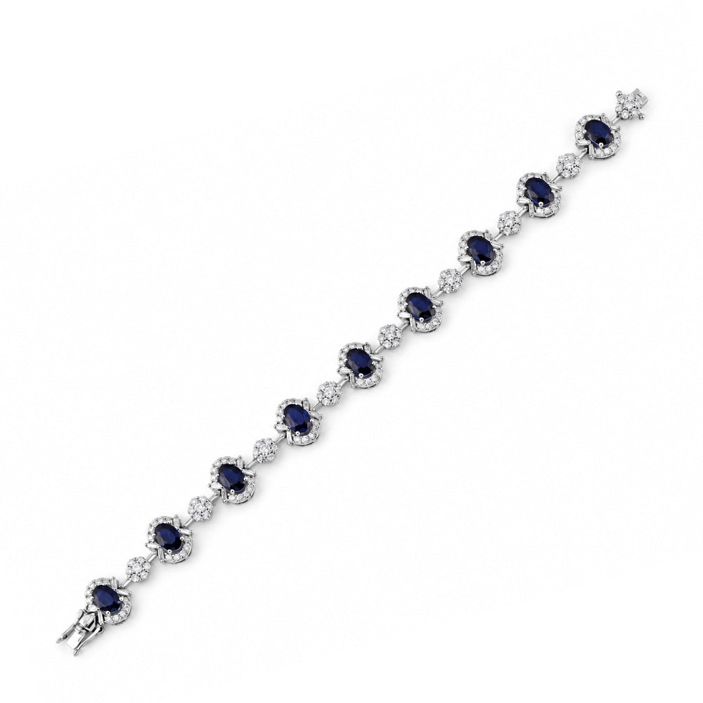 11.09 ct. Saphirarmband