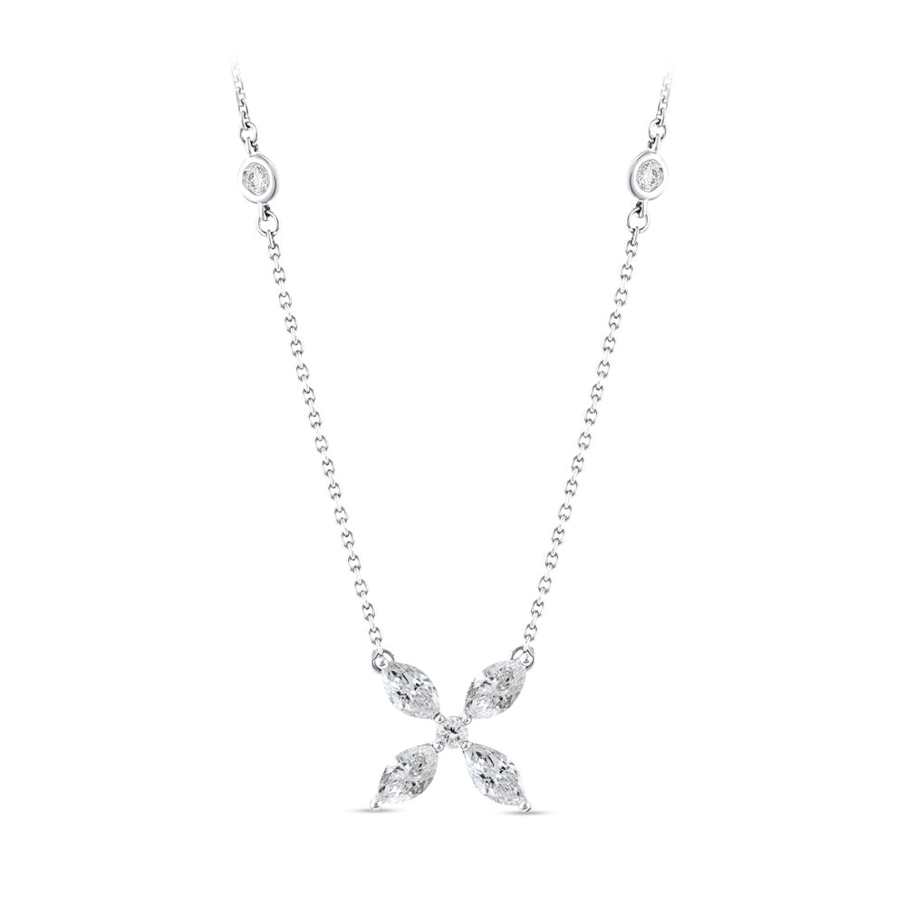 0.74 ct. Fiore Diamant Halskette
