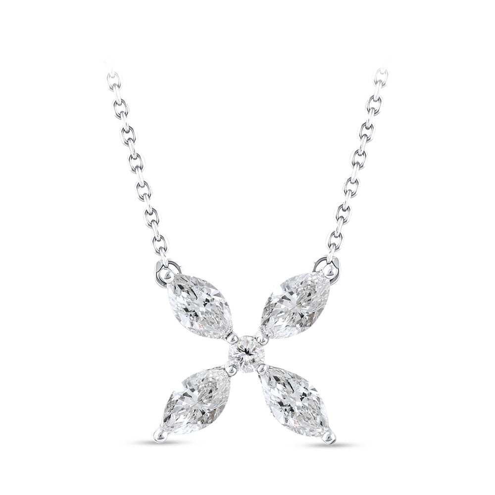 0.74 ct. Fiore Diamant Halskette