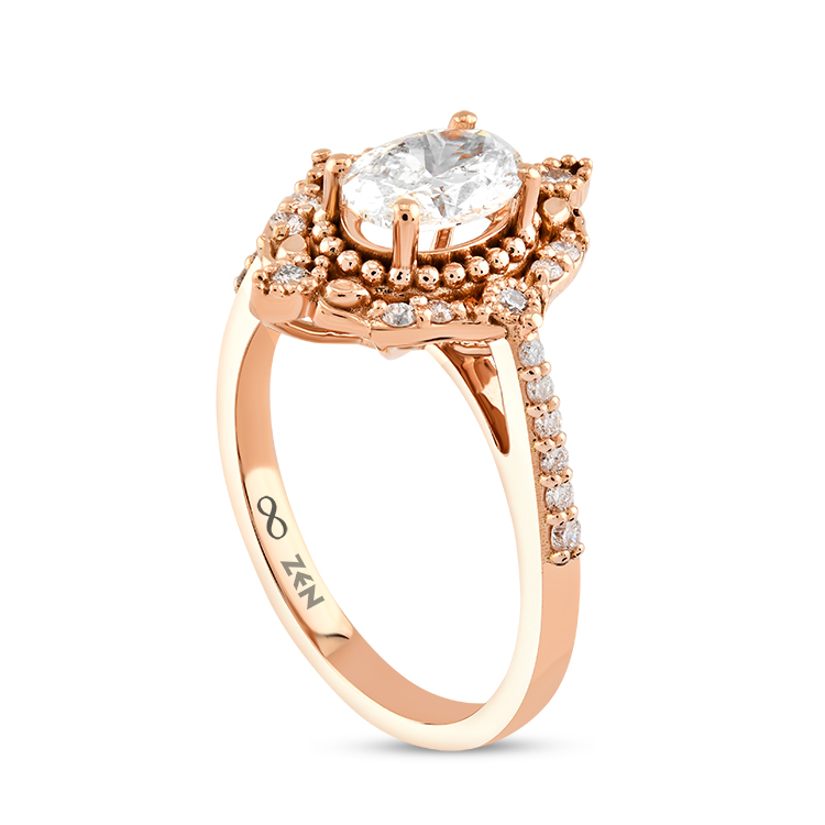 0.88 ct. Design Diamantring