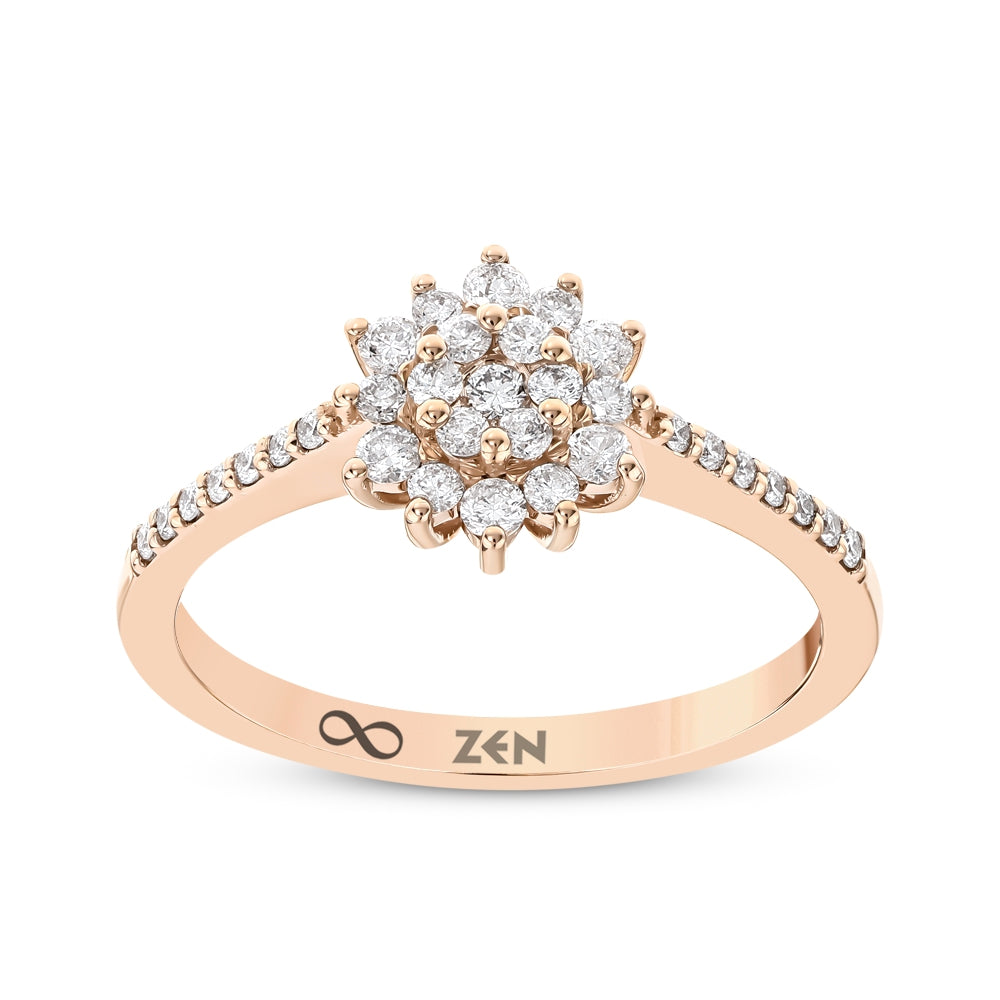 0.33 ct. Lotus Diamantring