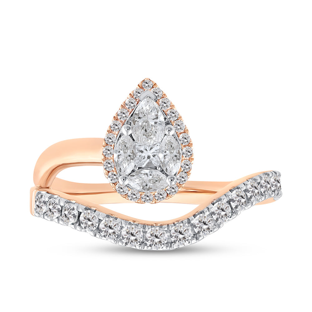 0.78 ct. Design Diamantring
