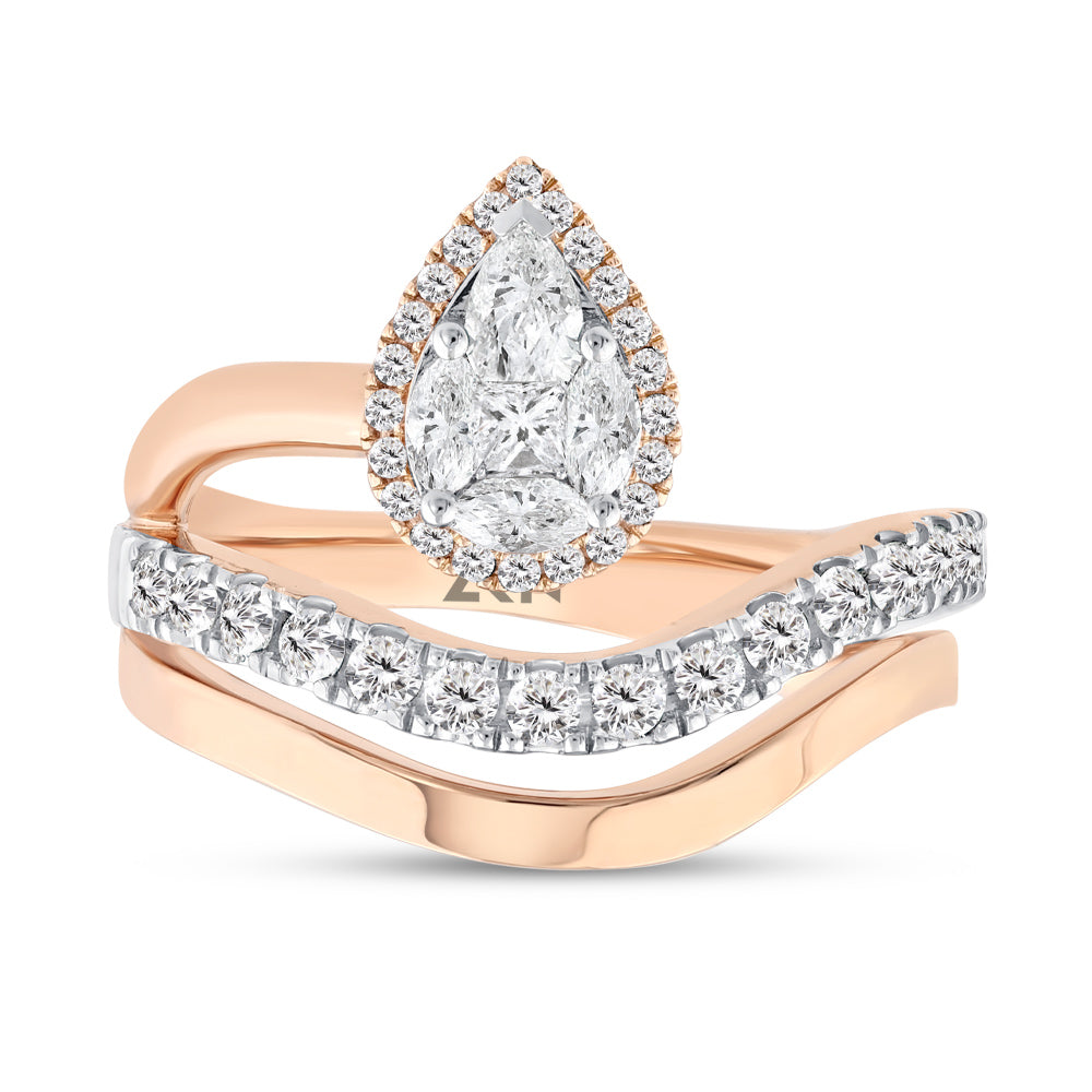 0.81 ct. Design Diamantring
