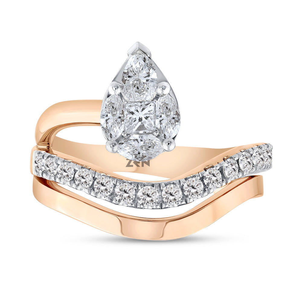 0.97 ct. Design Diamantring