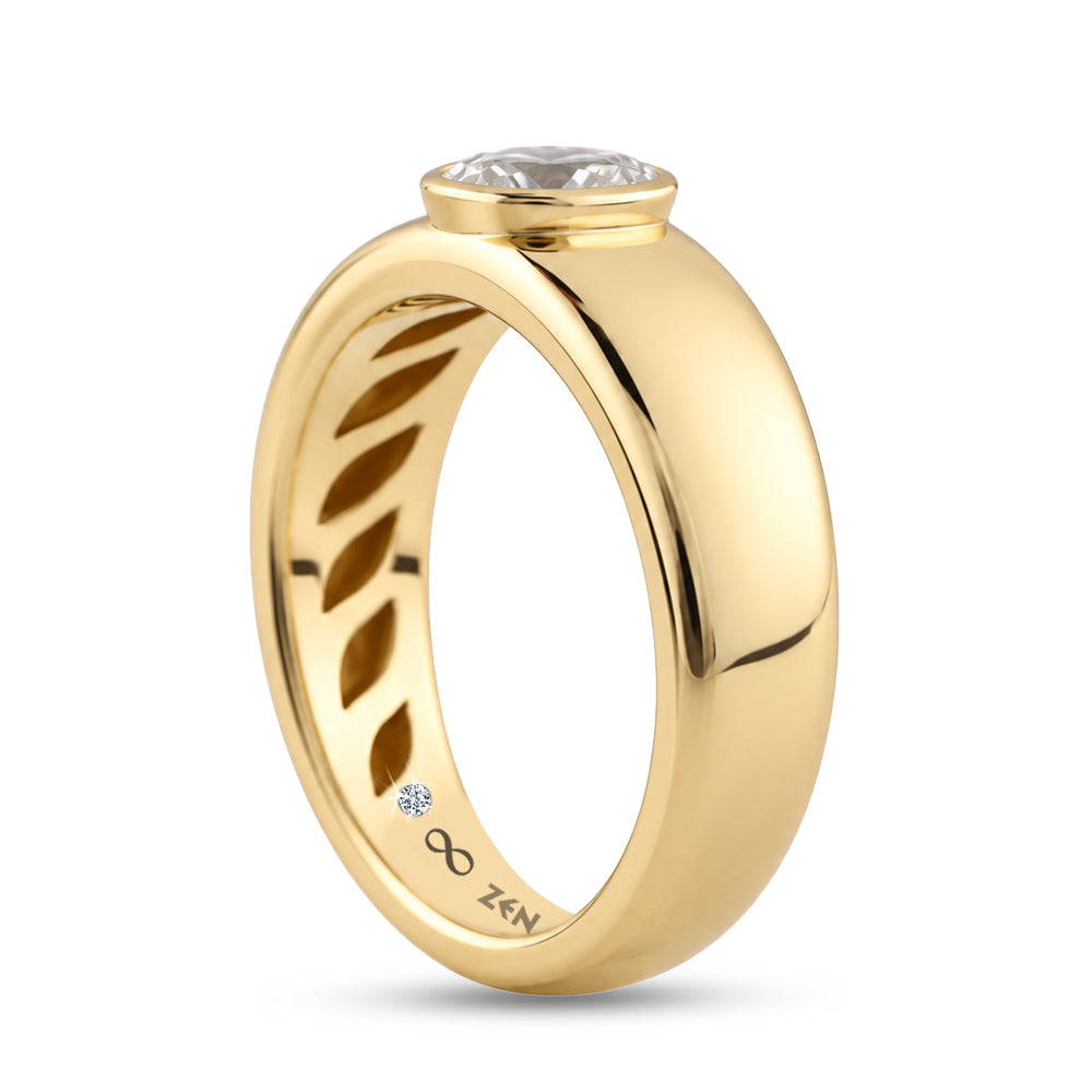 0.50 ct. Ovaler Diamant Verlobungsring