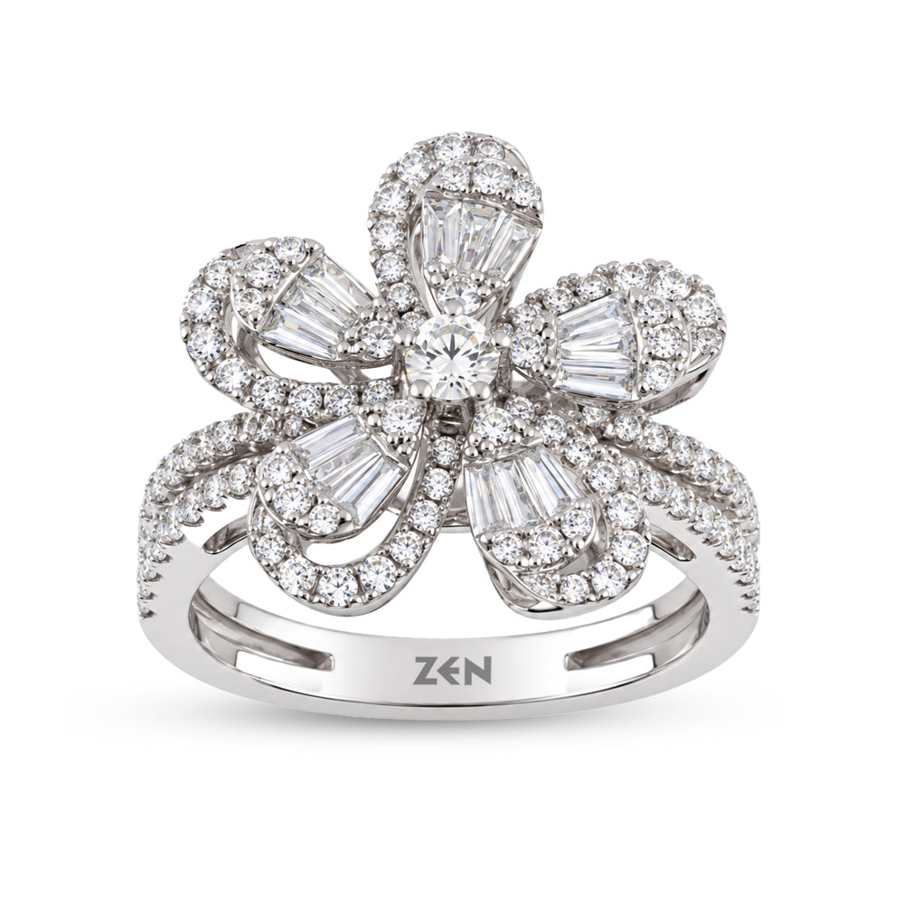 0.91 ct. Brillant Diamantring