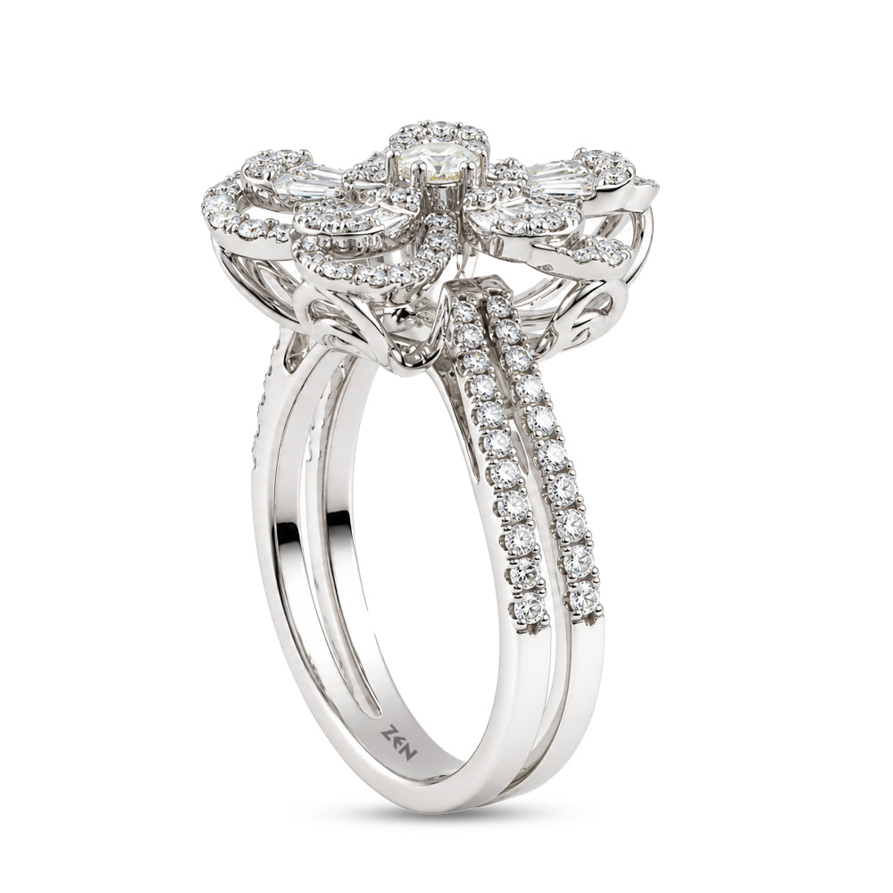 0.91 ct. Brillant Diamantring