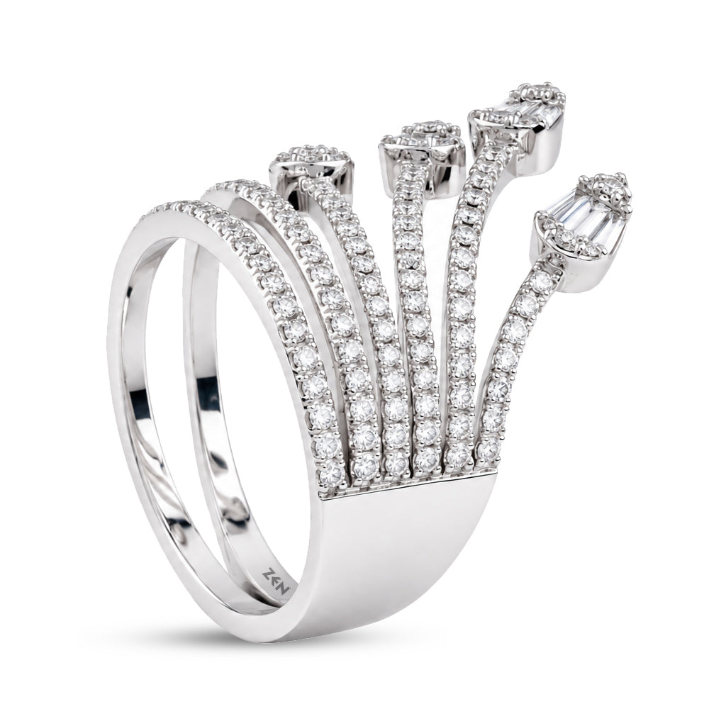 0.81 ct. Design Diamantring