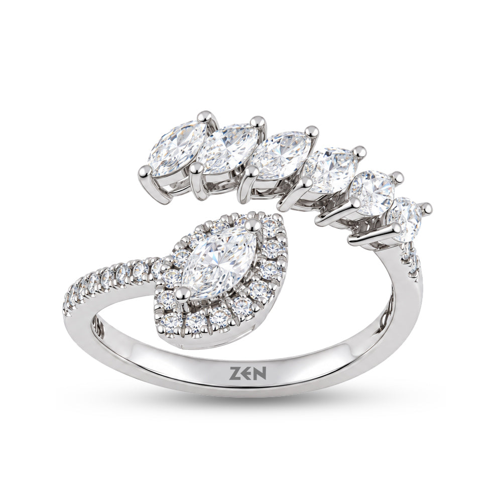 0.96 ct. Marquise Diamantring