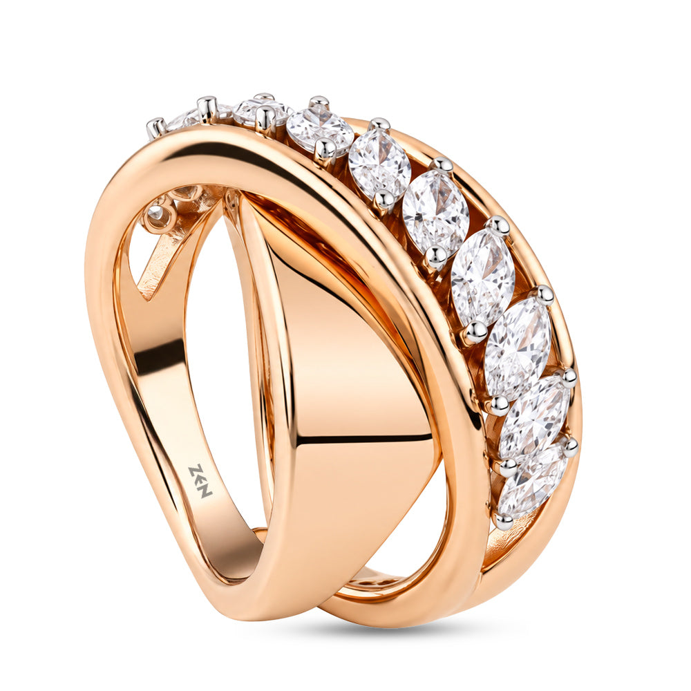 1.93 ct. Marquise Diamantring