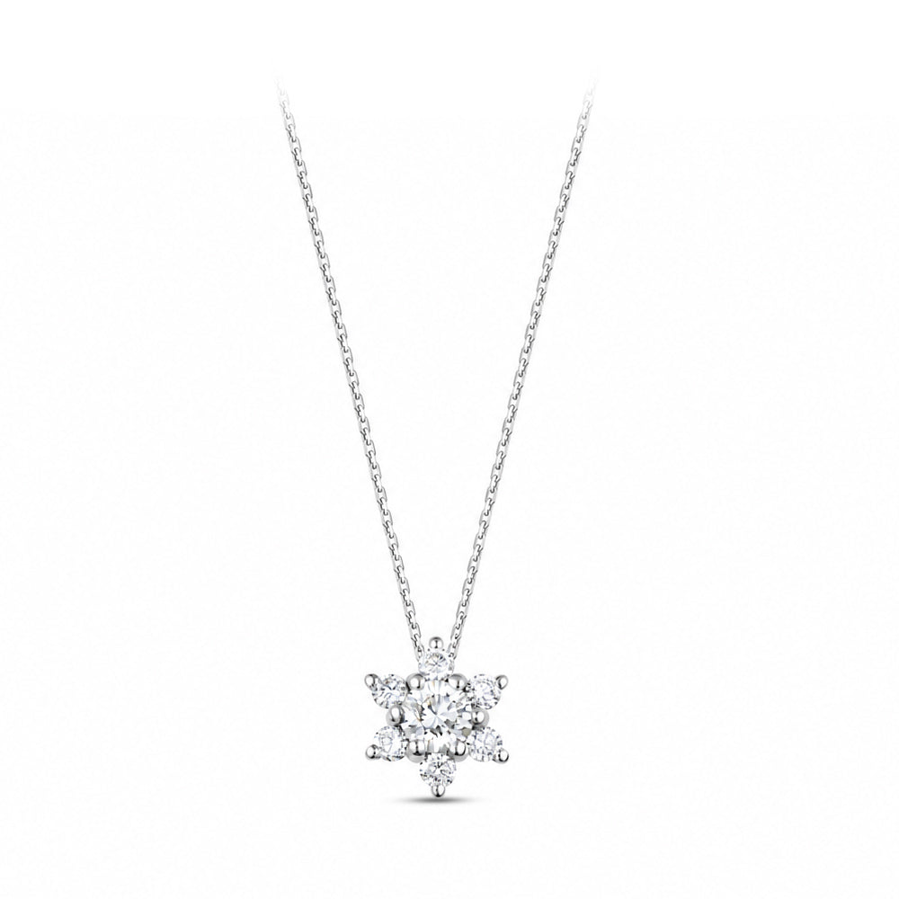 Lotus Diamant Halskette